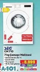 SEG CM 710 7 KG ÇAMAŞIR MAKİNESİ SEG CM 710 7 KG ÇAMAŞIR MAKİNESİ